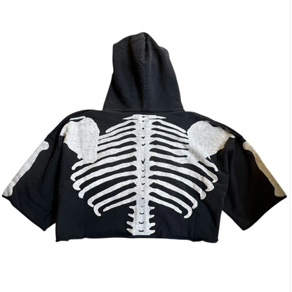 Kapital Fleece Devil Hood Blouson (Bone Print)