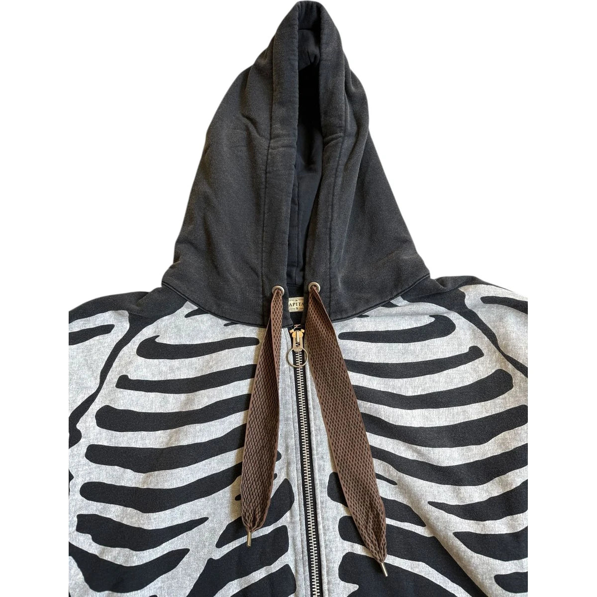 Kapital Fleece Devil Hood Blouson (Bone Print)