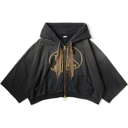 Kapital Fleece Devil Hood Blouson (TH.DDPEACE Print)