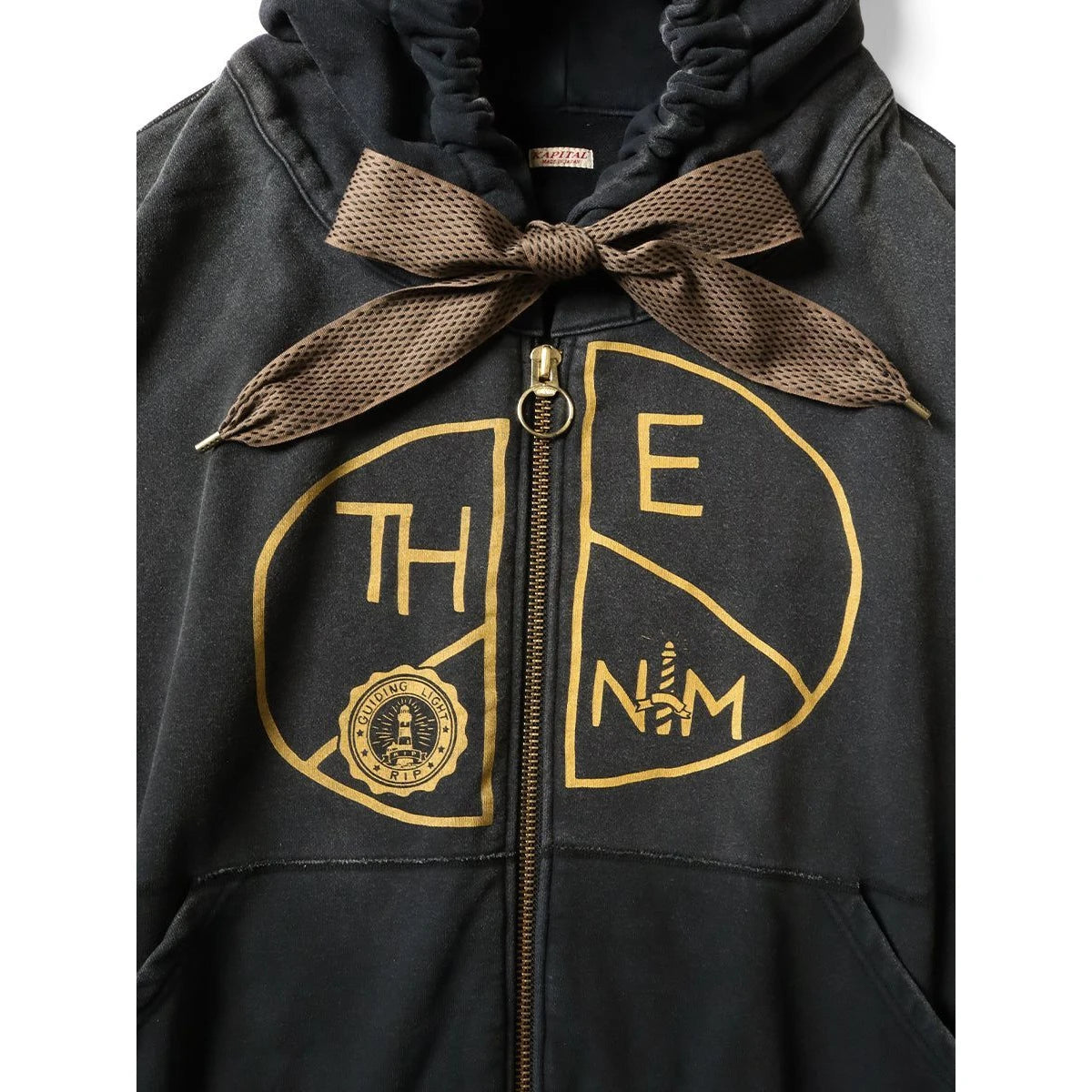 Kapital Fleece Devil Hood Blouson (TH.DDPEACE Print)