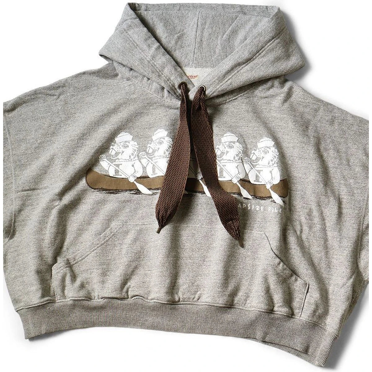 Kapital Fleece Devil Hoodie (`I` Beaver Print)