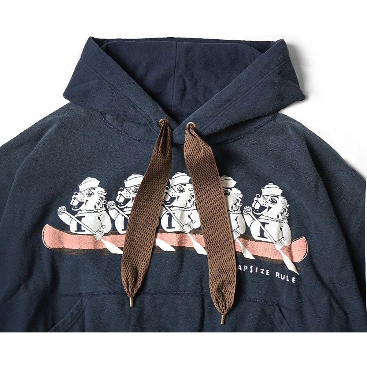 Kapital Fleece Devil Hoodie (`I` Beaver Print)