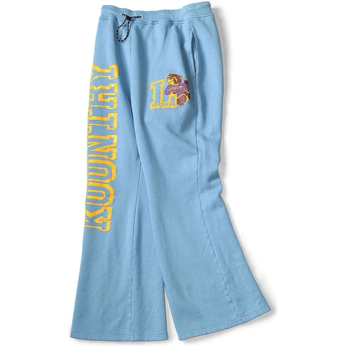 Kapital Fleece Flared Sweatpants (Kountry Print)
