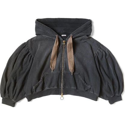 Kapital Fleece Gathered Sleeve Devil Hood Blouson