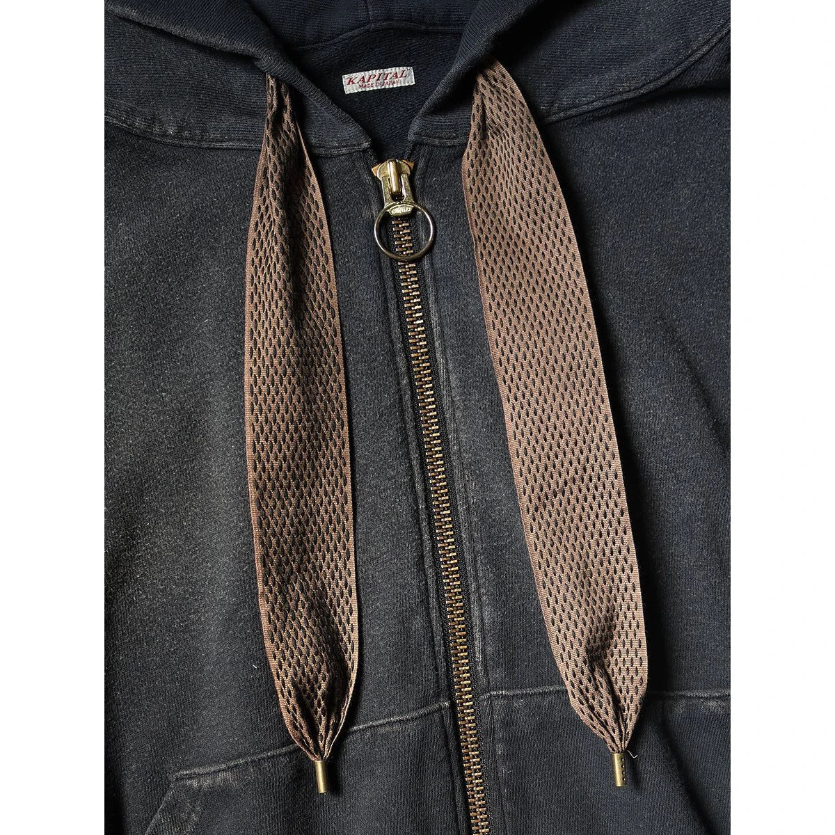Kapital Fleece Gathered Sleeve Devil Hood Blouson