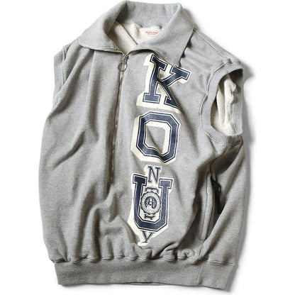 Kapital Fleece Half Zip Vest (KO_U Print)