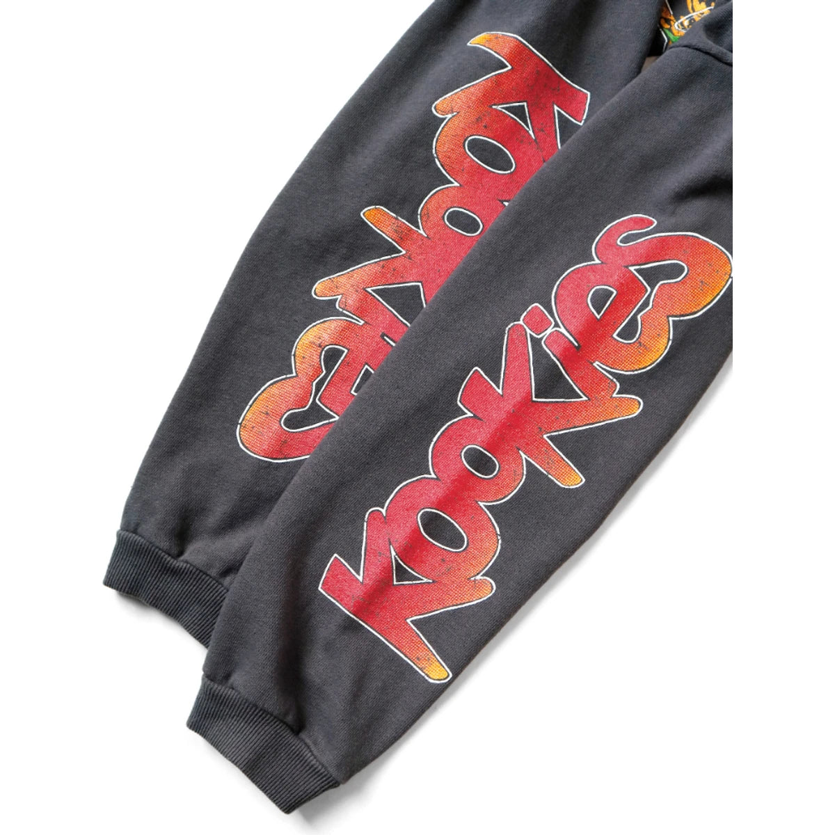 Kapital Fleece Hooded Sweatshirt Buster Peckish Rainbowy Print