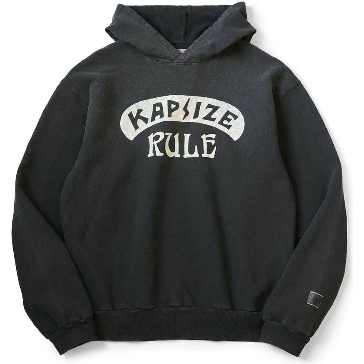 Kapital Fleece Hooded Sweatshirt (Kapsize Rule Print)