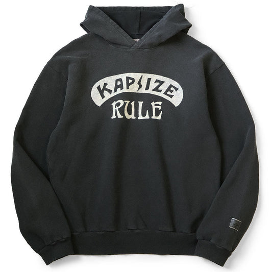 Kapital Fleece Hooded Sweatshirt (Kapsize Rule Print)