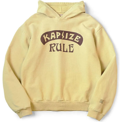 Kapital Fleece Hooded Sweatshirt (Kapsize Rule Print)
