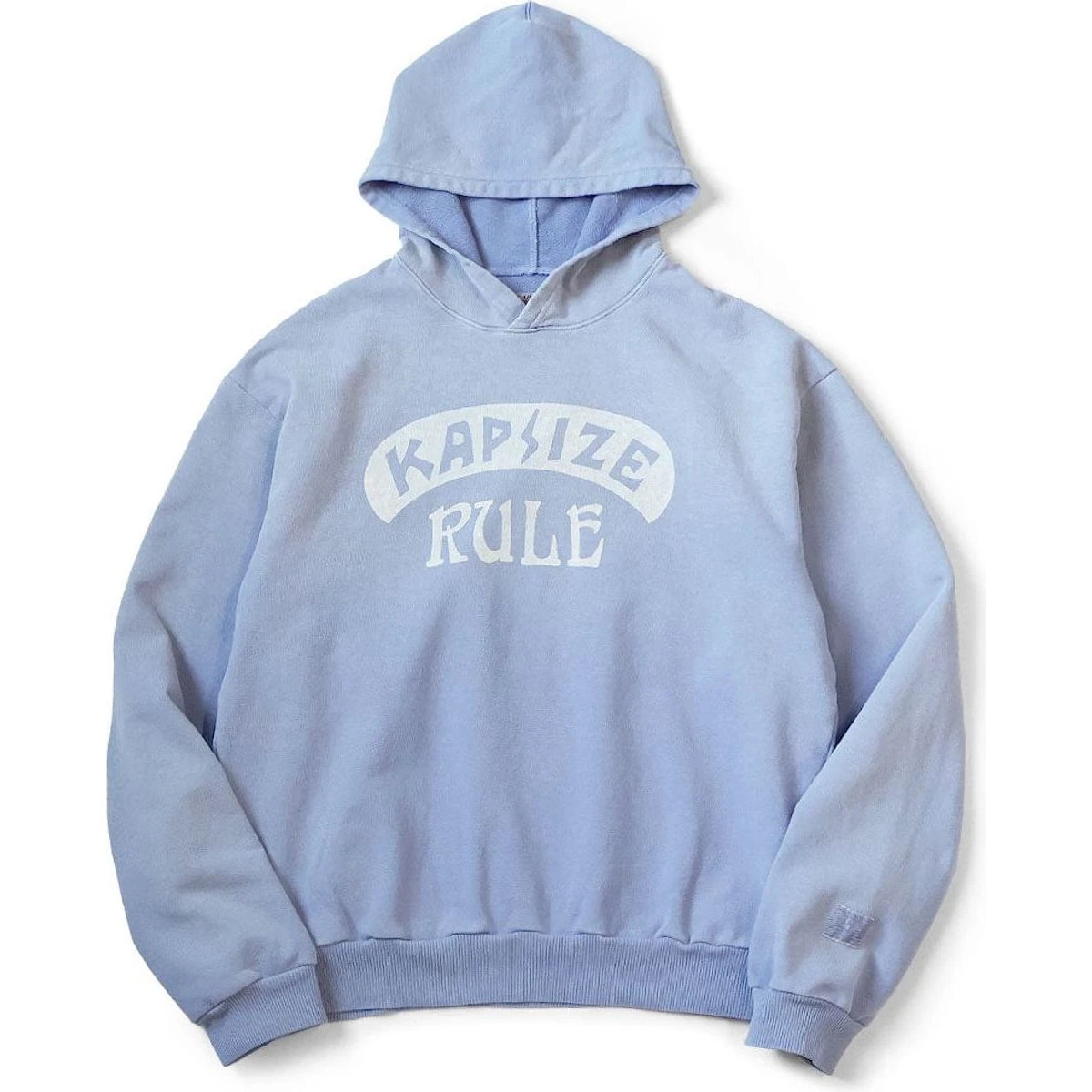 Kapital Fleece Hooded Sweatshirt (Kapsize Rule Print)