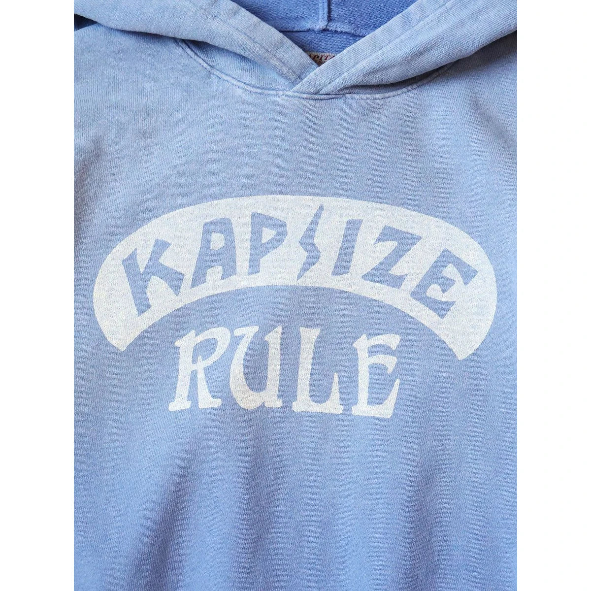 Kapital Fleece Hooded Sweatshirt (Kapsize Rule Print)