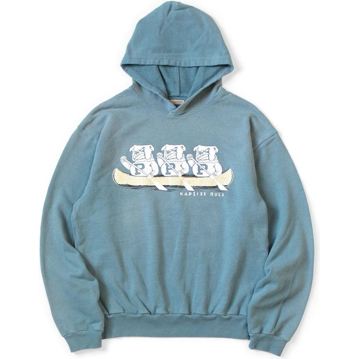 Kapital Fleece Hooded Sweatshirt (`P`Bulldog Print) | COJP Gallery