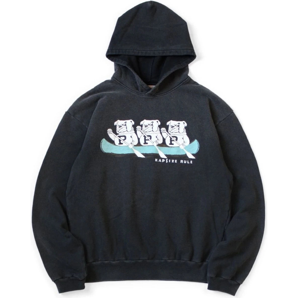 KAPITAL パーカー Kapital Fleece Hooded Sweatshirt (`P`Bulldog Print) | COJP Gallery