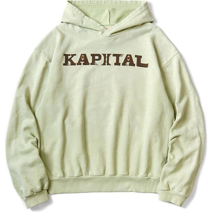 Kapital Fleece Hooded Sweatshirt (Speakeasy Kapital Print)