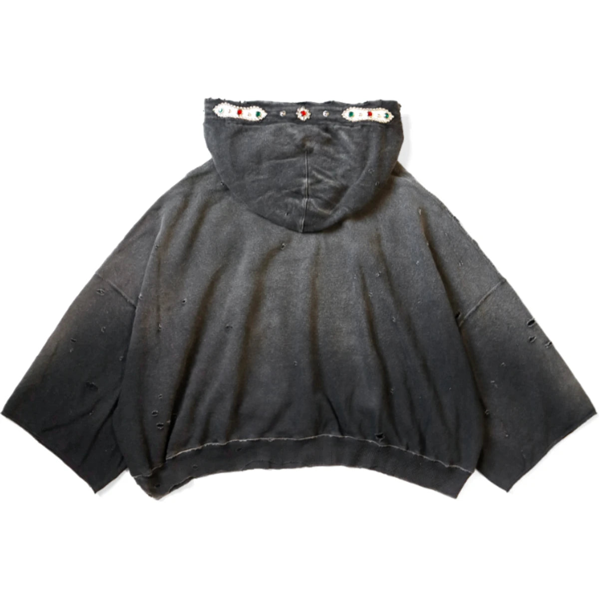 Kapital Fleece Thriller Damaged Devil Hoodie (Studs Remake)