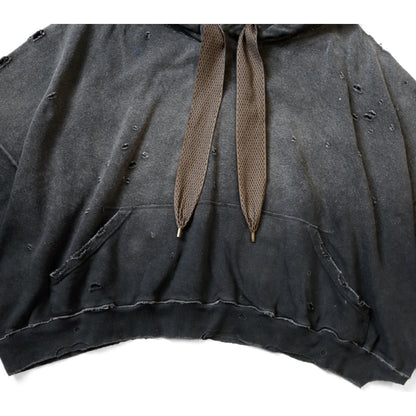 Kapital Fleece Thriller Damaged Devil Hoodie (Studs Remake)