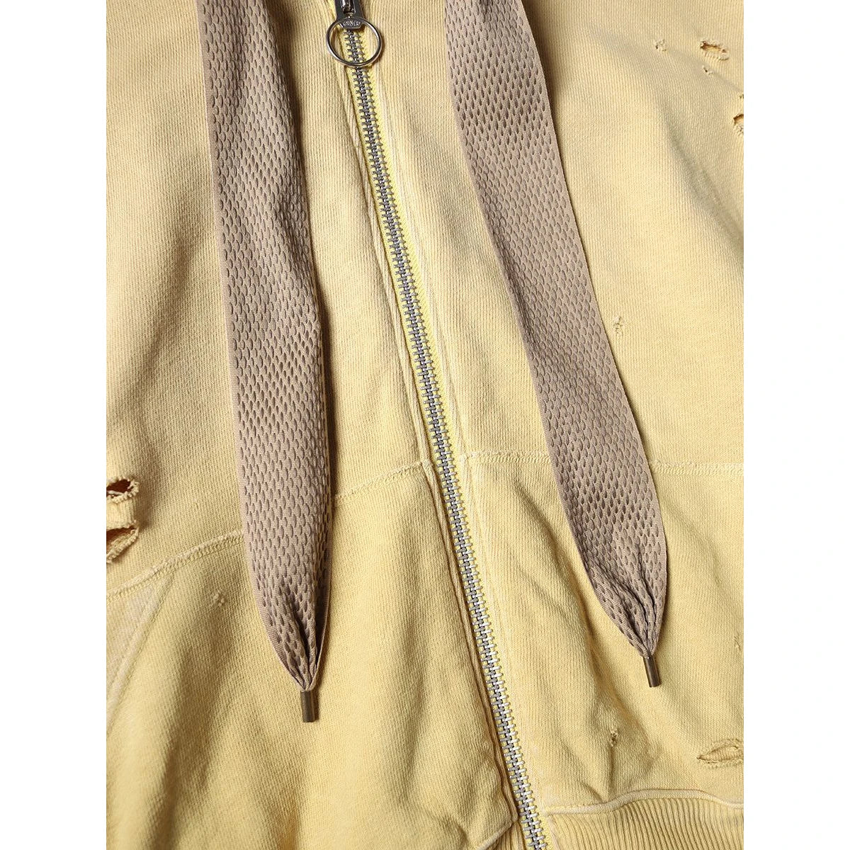 Kapital Fleece Thriller Damaged Devil Zip Hood Blouson (Studs Remake)