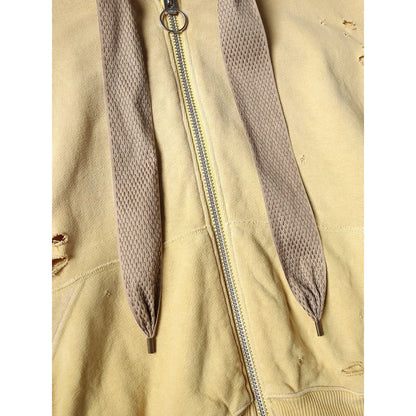 Kapital Fleece Thriller Damaged Devil Zip Hood Blouson (Studs Remake)