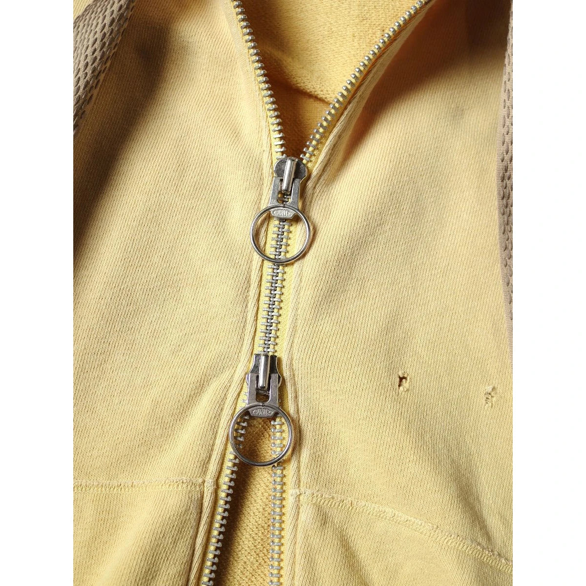 Kapital Fleece Thriller Damaged Devil Zip Hood Blouson (Studs Remake)