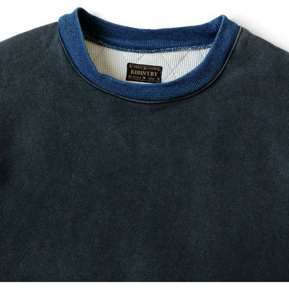 Kapital Fleece x Denim Quilting 2Tone Big Sweatshirt