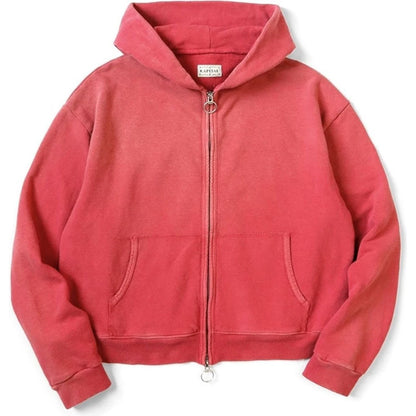 Kapital Fleece Zip Up Gym Hoodie