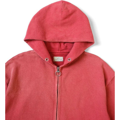 Kapital Fleece Zip Up Gym Hoodie