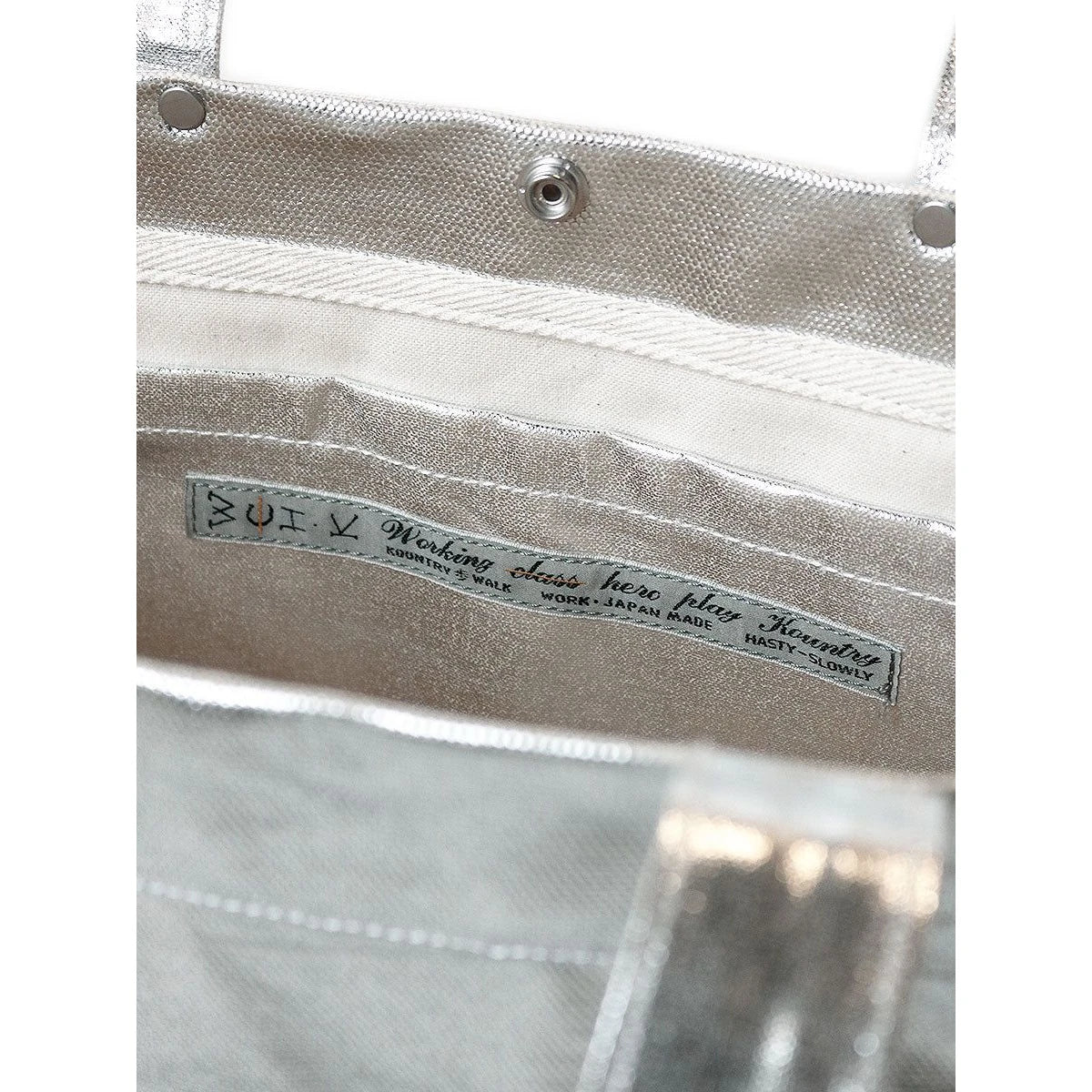 Kapital Foil Canvas Brick Tool Bag M