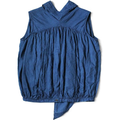 Kapital French Cross Linen 2-Way Choker Cami (Souffle Crest Print)