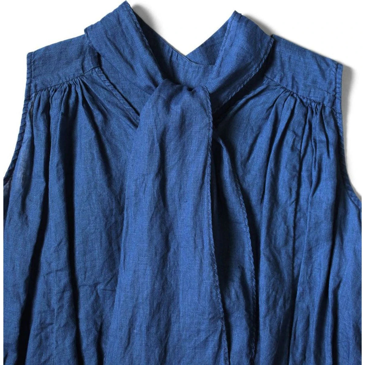 Kapital French Cross Linen 2-Way Choker Cami (Souffle Crest Print)