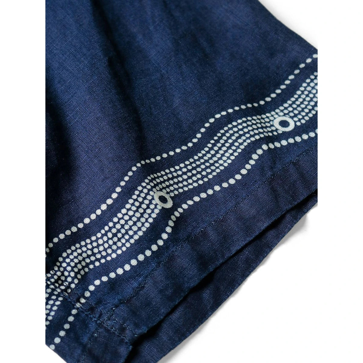 Kapital French Cross Linen Wrangle Collar Aloha Shirt (Souffle Crest Print)