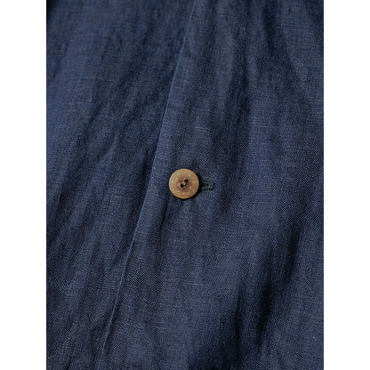 Kapital French Cross Linen Wrangle Collar Aloha Shirt (Souffle Crest Print)