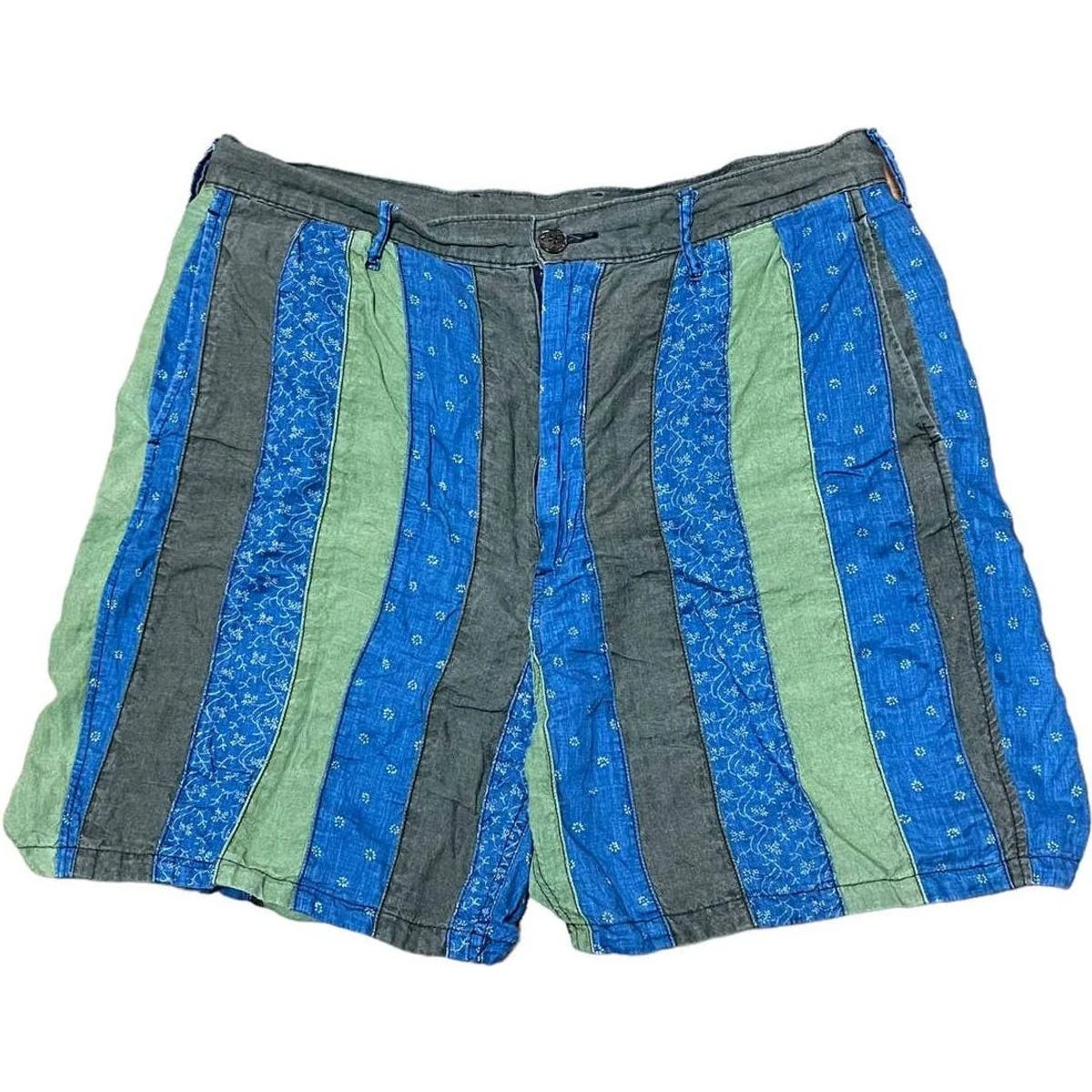 Kapital French Cross Patchwork Shorts