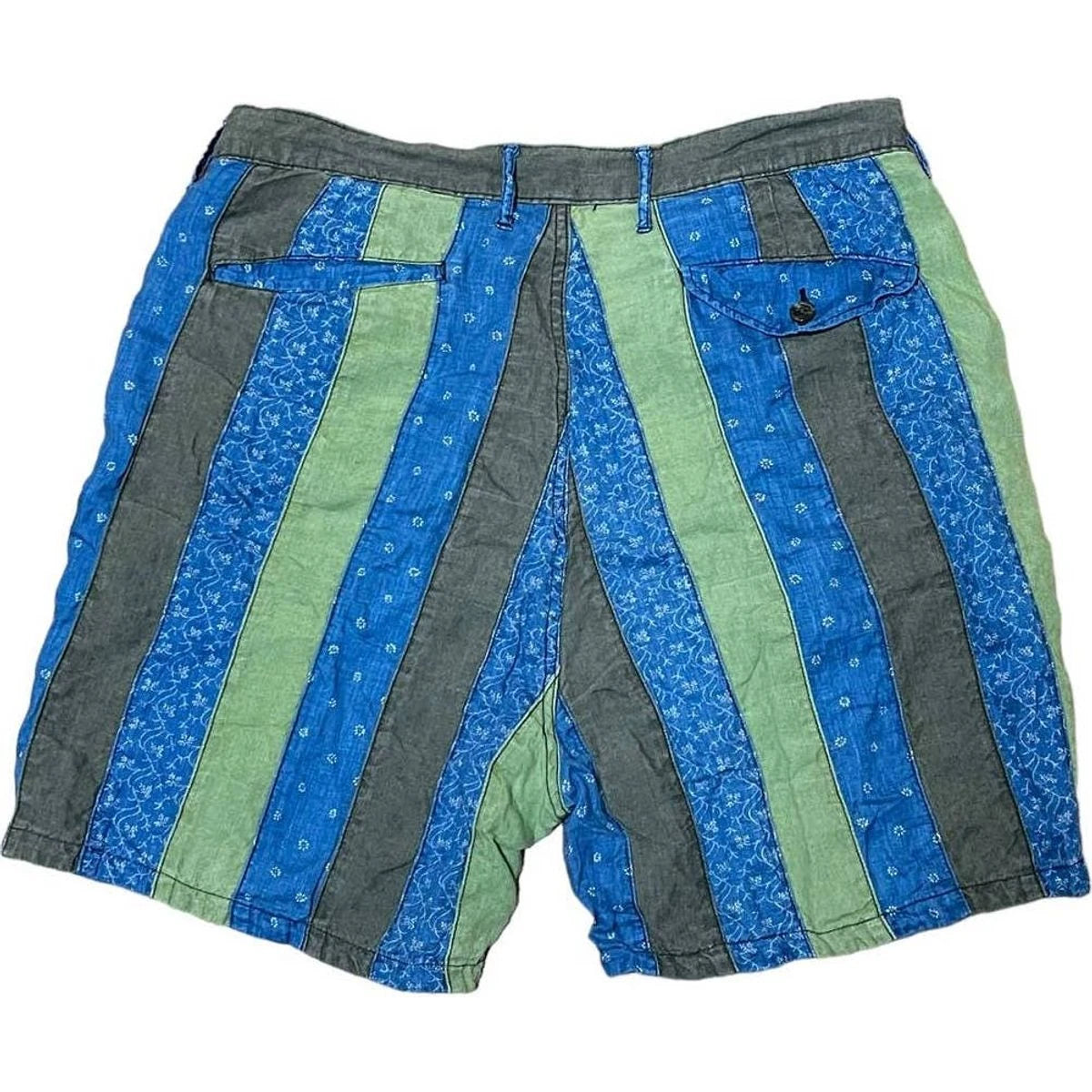 Kapital French Cross Patchwork Shorts