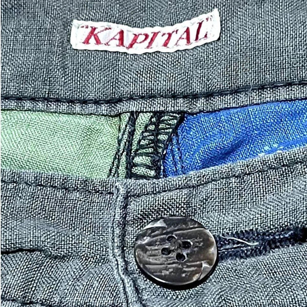Kapital French Cross Patchwork Shorts