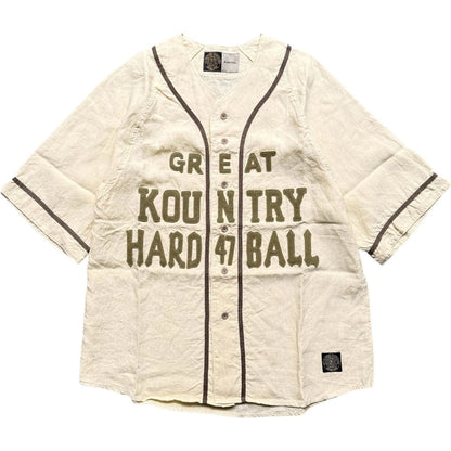 Kapital French Linen Great Kountry Baseball Shirt