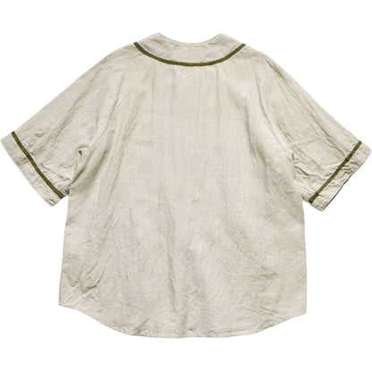 Kapital French Linen Great Kountry Baseball Shirt