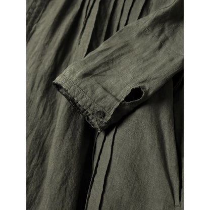 Kapital French Linen Pintuck O'keefe Dress