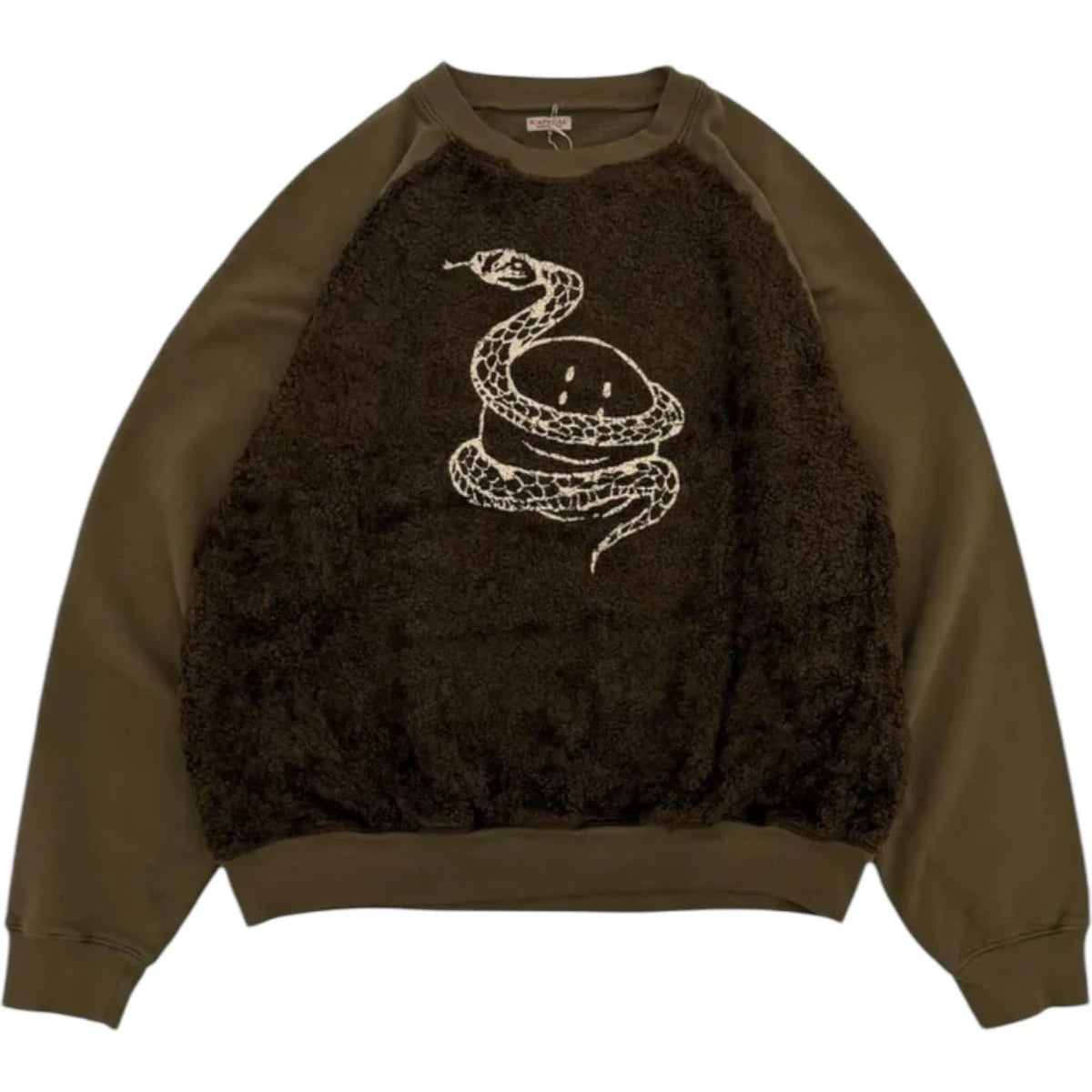 Kapital Fur Grizzly Sweatshirt (Hub Rainbowy Pt)