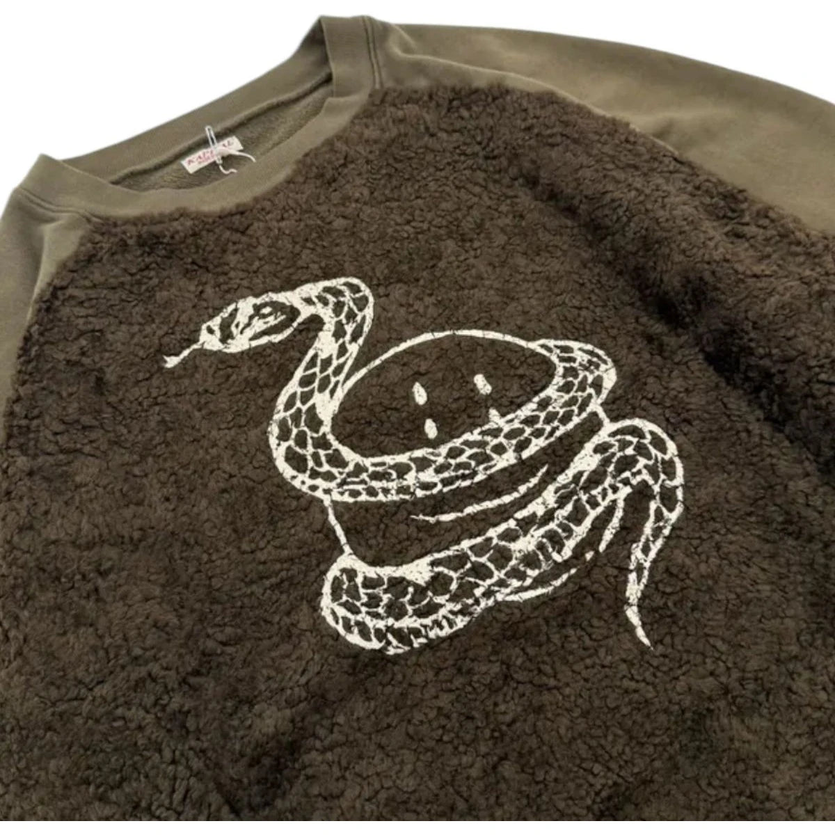 Kapital Fur Grizzly Sweatshirt (Hub Rainbowy Pt)