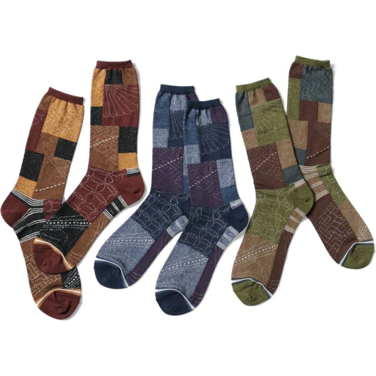 Kapital Furoshiki Patchwork Socks