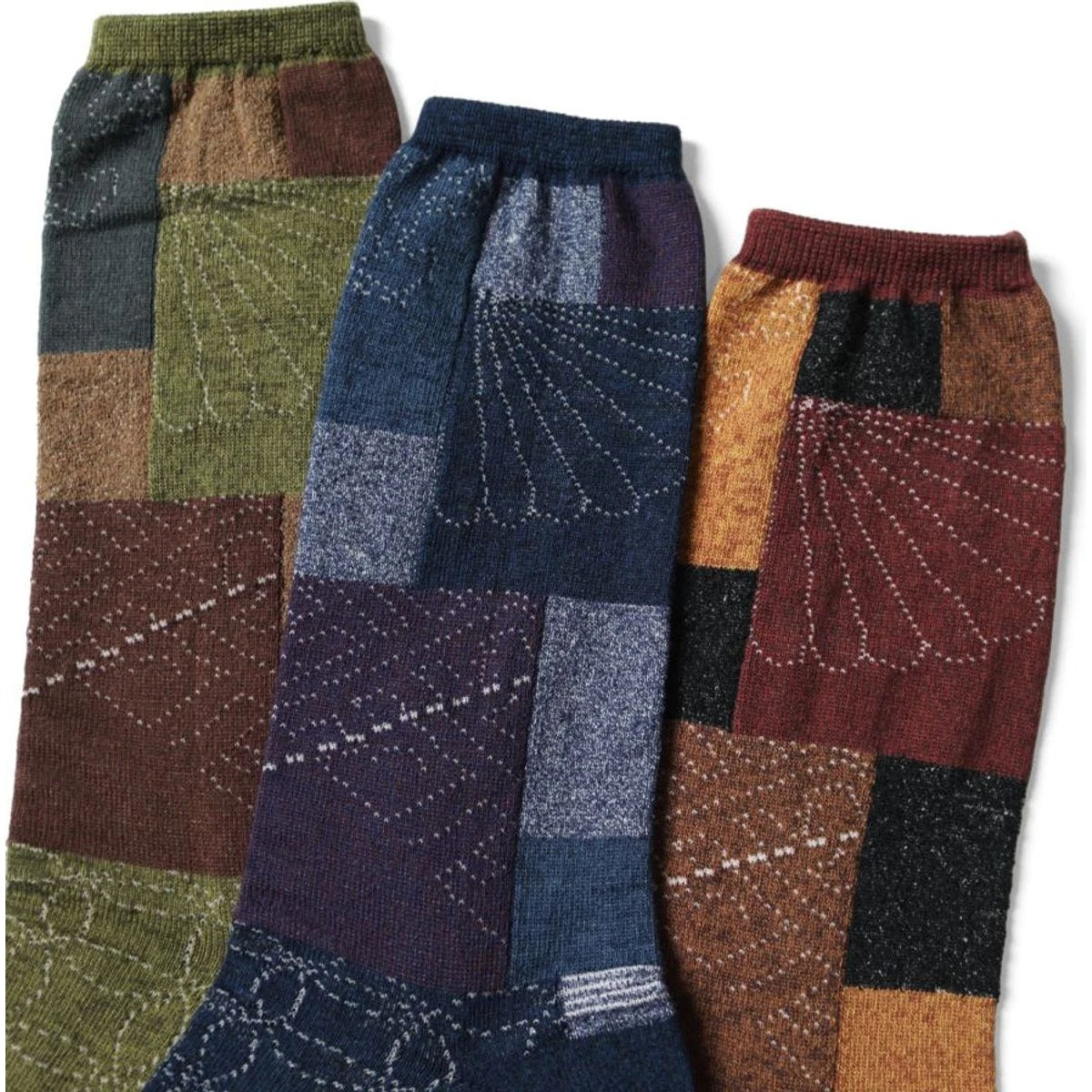 Kapital Furoshiki Patchwork Socks