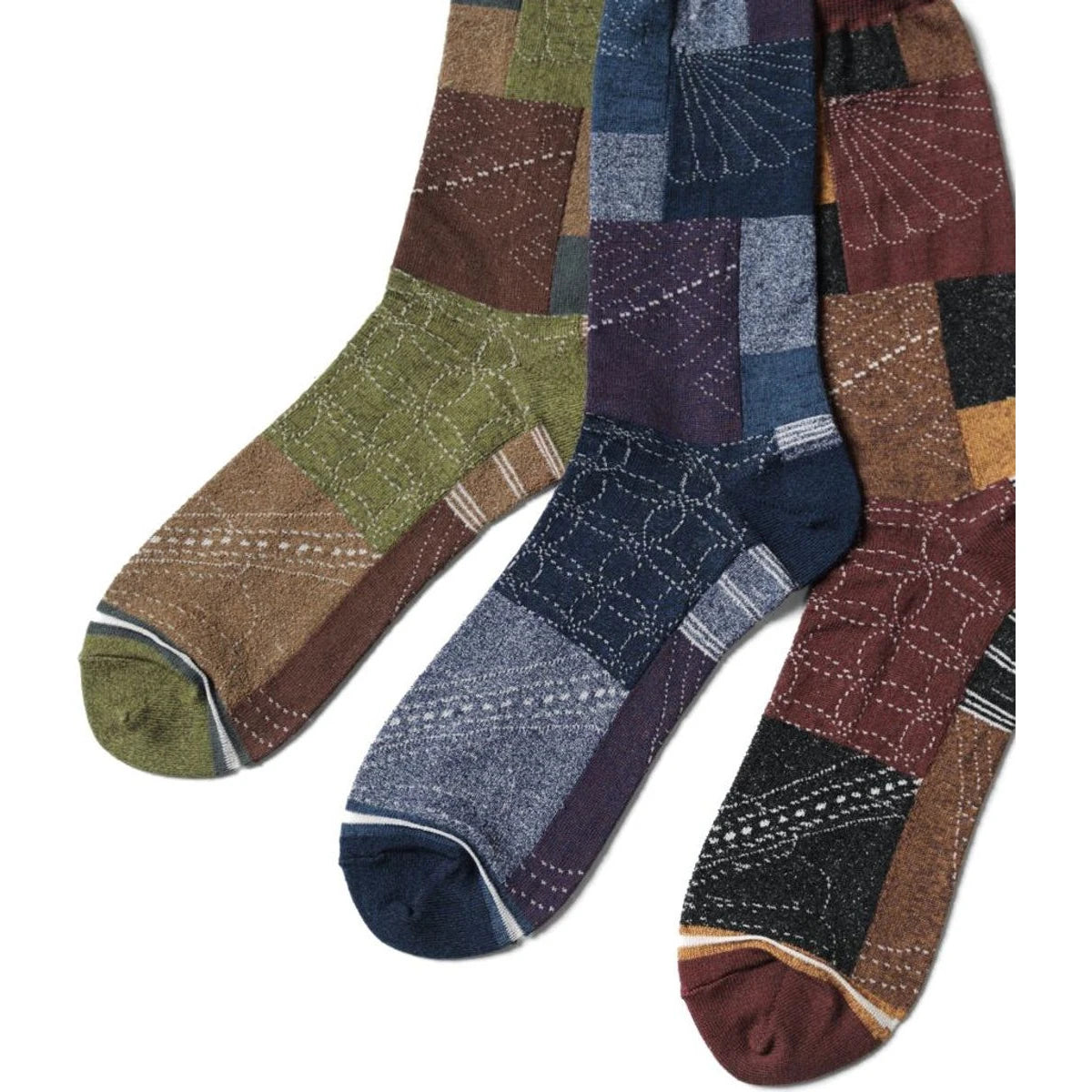Kapital Furoshiki Patchwork Socks