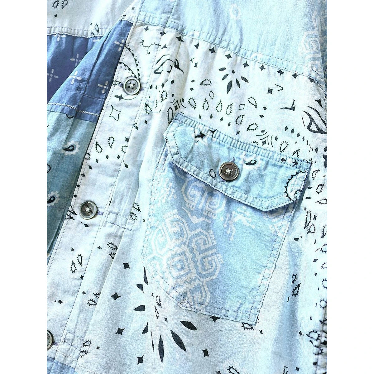 Kapital Gauze Bandana Patchwork Print 1st Jacket