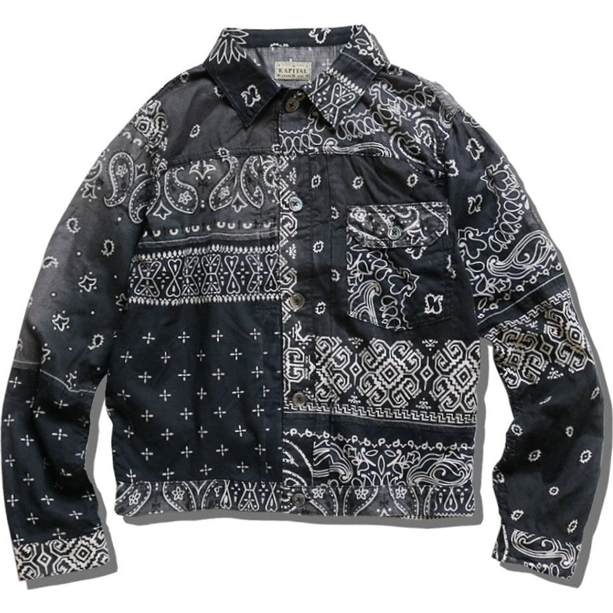 Kapital Gauze Bandana Patchwork Print 1st Jacket