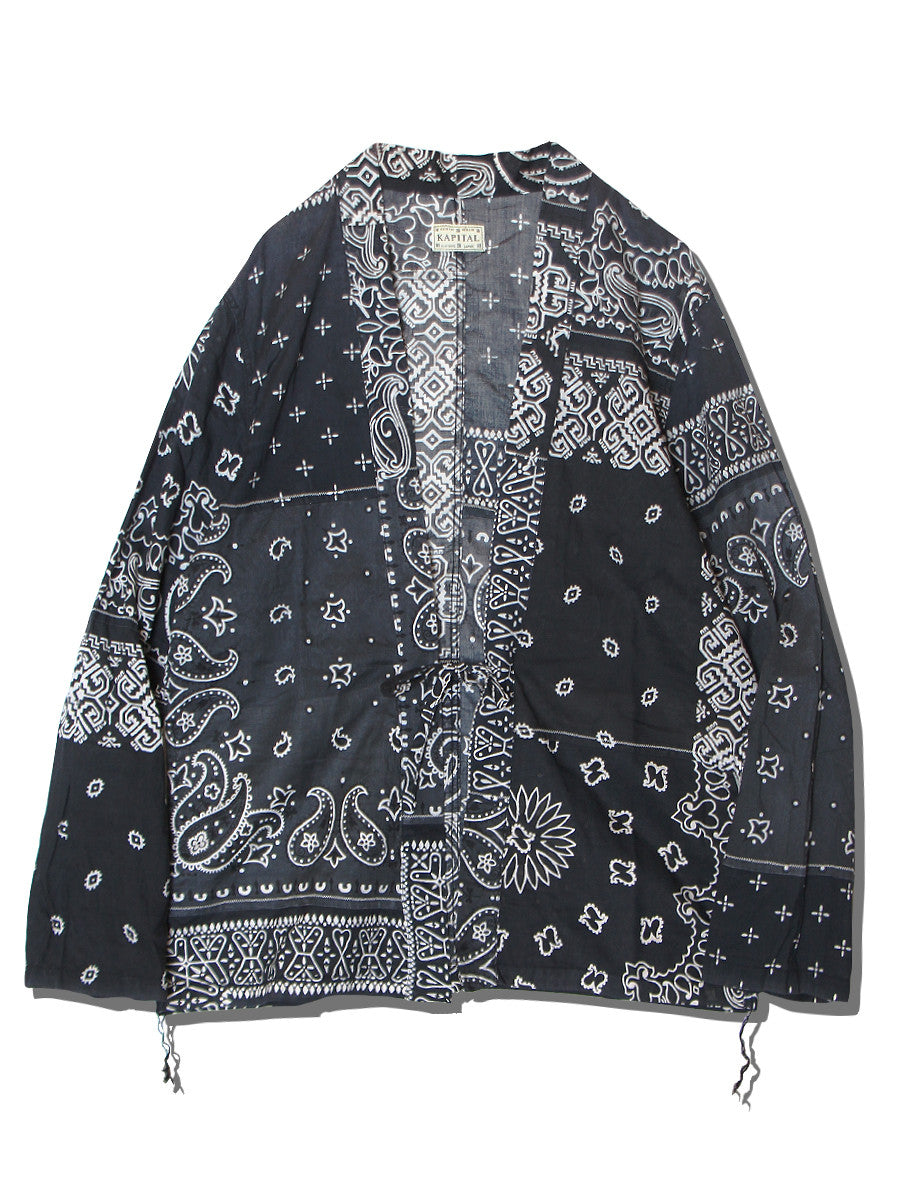 Kapital Gauze Bandana Patchwork Print Kakashi Shirt