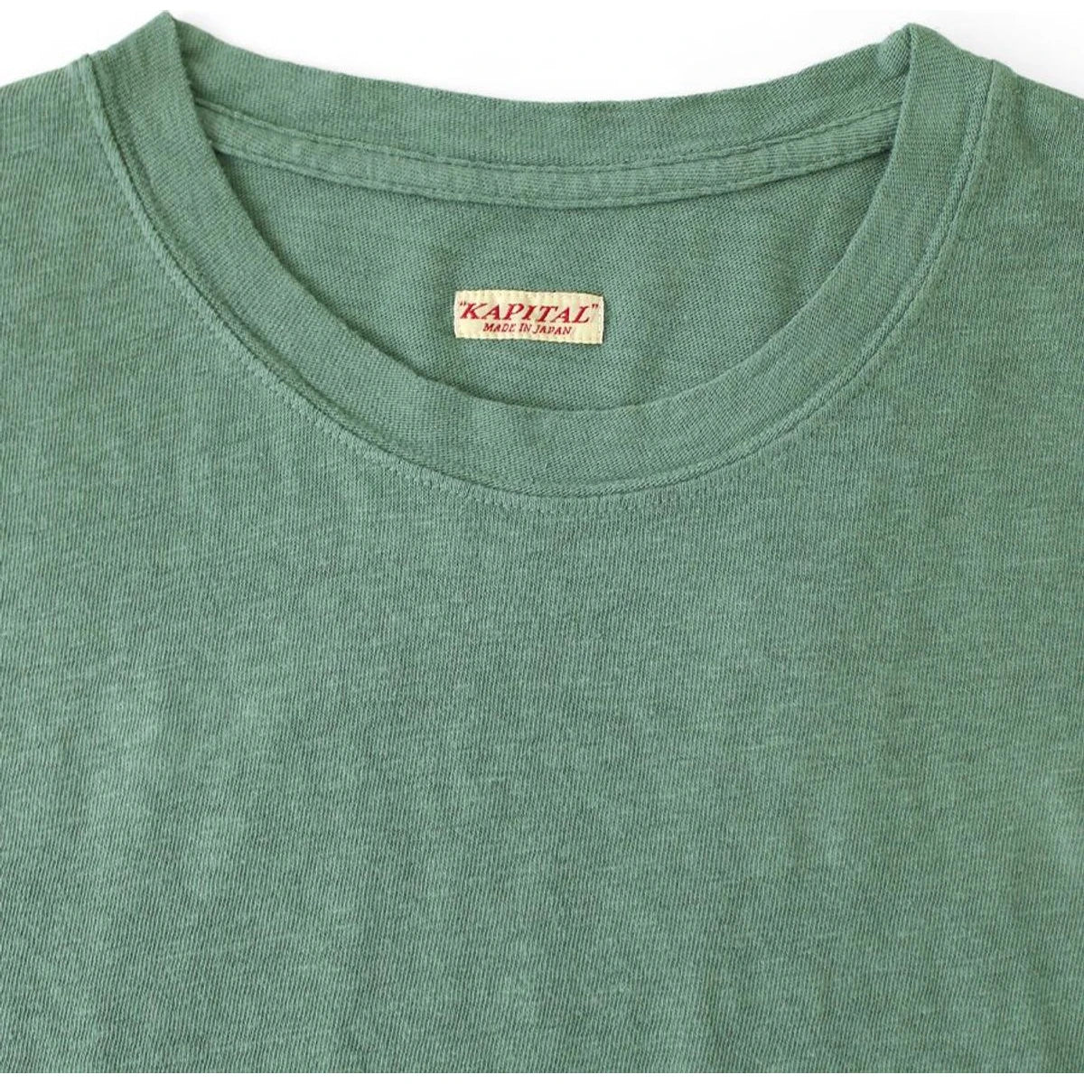 Kapital Gauze Jersey Biscuit Pocket Long Sleeve T-Shirt