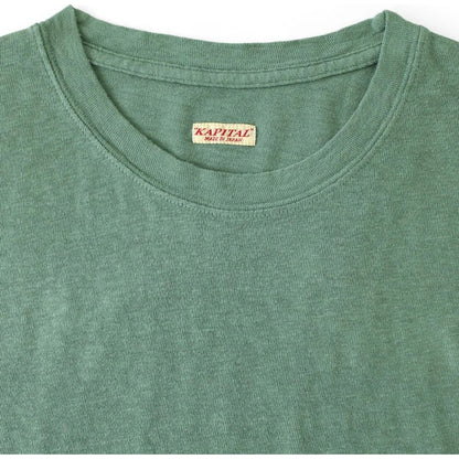 Kapital Gauze Jersey Biscuit Pocket Long Sleeve T-Shirt