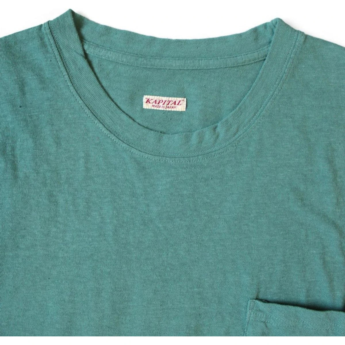 Kapital Gauze Jersey Crew Pocket T