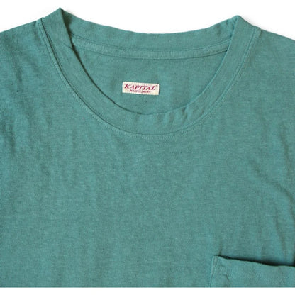 Kapital Gauze Jersey Crew Pocket T